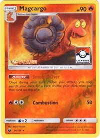 Magcargo (League Challenge) [4th Place] (24/168)  - League & Championship Cards Reverse Holofoil
