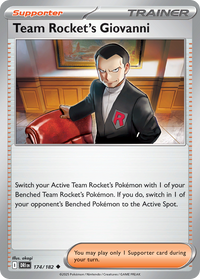Team Rocket's Giovanni (174) - Prize Pack Series Cards