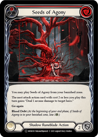 Seeds of Agony (Red) [U-MON183-RF] (Monarch Unlimited) Unlimited Rainbow Foil - POKÉ JEUX