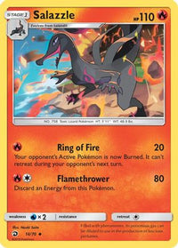 Salazzle (14/70)  - Dragon Majesty
