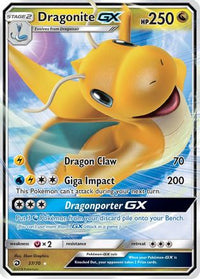 Dragonite GX (37/70)  - Dragon Majesty Holofoil