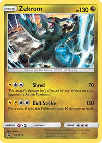 Zekrom (46/70)  - Dragon Majesty Holofoil