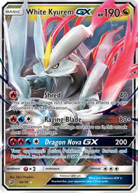 White Kyurem GX (48/70)  - Dragon Majesty Holofoil