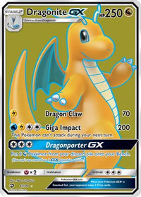 Dragonite GX (Full Art) (67/70)  - Dragon Majesty Holofoil