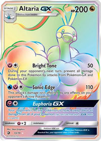 Altaria GX (Secret) (72/70) - Dragon Majesty Holofoil
