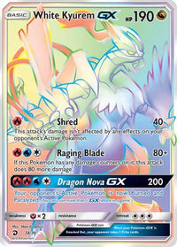 White Kyurem GX (Secret) (74/70) - Dragon Majesty Holofoil