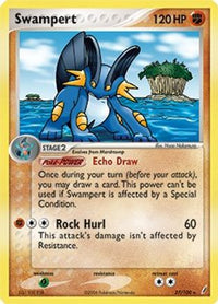 Swampert (EX Crystal Guardians) (27/100)  - Deck Exclusives Holofoil