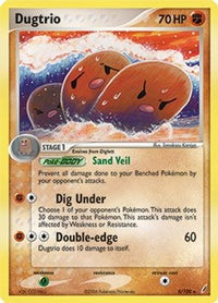 Dugtrio (EX Crystal Guardians) (5/100)  - Deck Exclusives