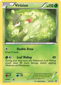 Virizion (15/113) (Thème Deck exclusif) [Noir et blanc : Trésors légendaires] 