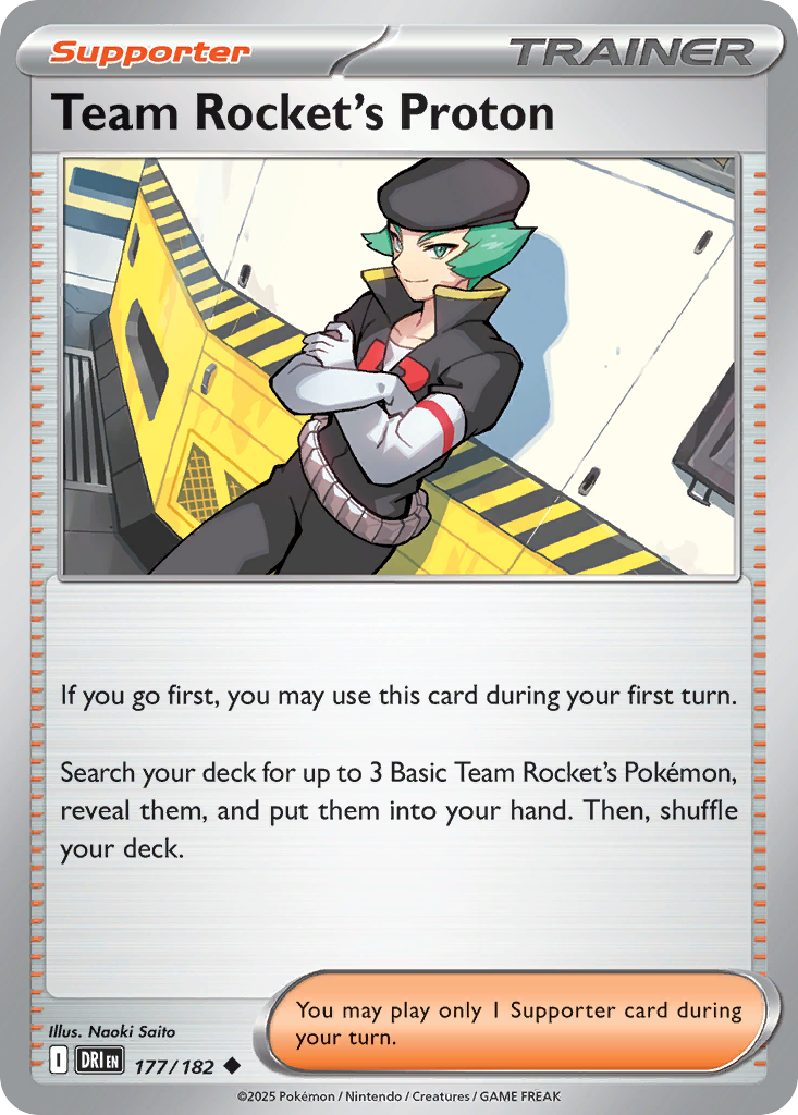 Team Rocket's Proton (177/182) - Prize Pack Series Cards