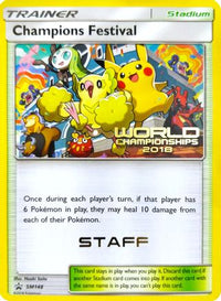 Champions Festival (World Championships 2018) [Staff] (SM148) - SM Promos