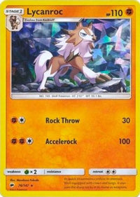 Lycanroc (Cracked Ice Holo) (76/147)  - Deck Exclusives Holofoil