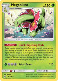 Meganium (8/214) - SM  Lost Thunder Holofoil