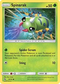 Spinarak (9/214) - SM  Lost Thunder