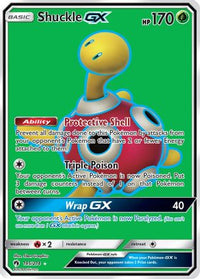 Shuckle GX (Full Art) (195/214) - SM  Lost Thunder Holofoil