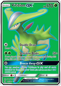 Virizion GX (Full Art) (197/214)  - SM  Lost Thunder Holofoil