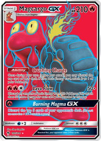 Magcargo GX (Full Art) (198/214) - SM  Lost Thunder Holofoil