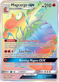 Magcargo GX (Secret) (218/214) - SM  Lost Thunder Holofoil