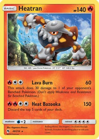 Heatran (48/214)  - SM  Lost Thunder Holofoil