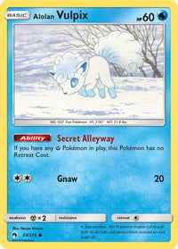 Alolan Vulpix (53/214)  - SM  Lost Thunder