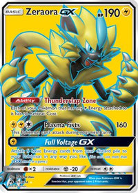Zeraora GX (Full Art) (201/214)  - SM  Lost Thunder Holofoil