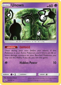 Unown (90/214)  - SM  Lost Thunder