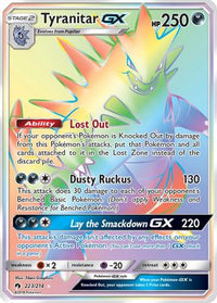 Tyranitar GX (Secret) (223/214) - SM  Lost Thunder Holofoil