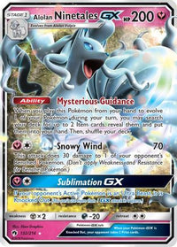 Alolan Ninetales GX (132/214) - SM  Lost Thunder Holofoil