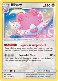Blissey (153/214) - SM  Lost Thunder Holofoil
