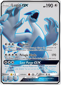 Lugia GX (Full Art) (207/214) - SM  Lost Thunder Holofoil