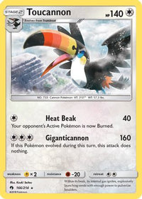 Toucannon (166/214) - SM  Lost Thunder