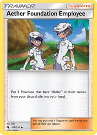 Aether Foundation Employee (168/214)  - SM  Lost Thunder