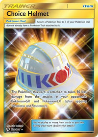 Choice Helmet (Secret) (229/214) - SM  Lost Thunder Holofoil