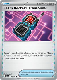 Team Rocket's Transceiver (178) - Prize Pack Series Cards
