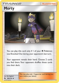 Morty (186/214) - SM  Lost Thunder