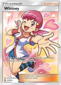 Whitney (Full Art) (214/214) - SM  Lost Thunder Holofoil