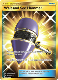 Wait and See Hammer (Secret) (236/214) - SM  Lost Thunder Holofoil