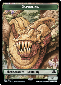 Jeton Saproling [Jetons remasterisés Dominaria] 