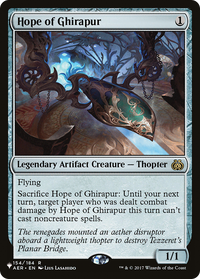 Espoir de Ghirapur [La liste] 