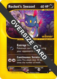 Rocket's Sneasel (5) - Jumbo Cards