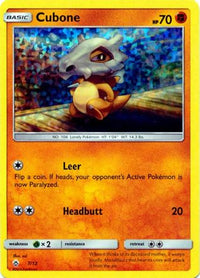 Cubone (7/012) - McDonalds Promos 2018 Holofoil