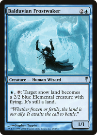 Balduvian Frostwaker [Coldsnap]