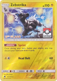 Zebstrika (League Challenge) [3rd Place] (82/214)  - League & Championship Cards Reverse Holofoil