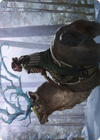 Boreal Outrider // Boreal Outrider (ASKHM-042) - Art Series: Kaldheim (Borderless) Foil