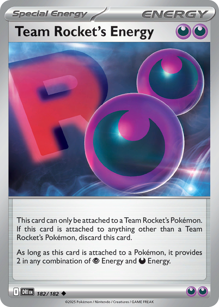 Team Rocket's Energy (182) - Prize Pack Series Cards