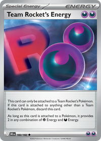Team Rocket's Energy (182) - Prize Pack Series Cards