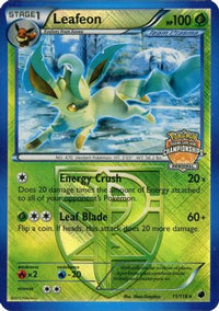 Leafeon (Regional Championship Promo) (011/116)  - League & Championship Cards Reverse Holofoil