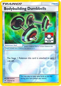 Bodybuilding Dumbbells (League Cup) [Staff] (113/147)  - League & Championship Cards Reverse Holofoil