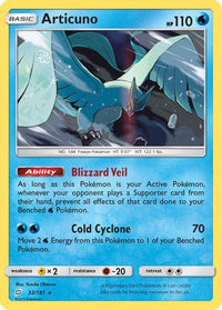 Articuno (32/181) - SM  Team Up Holofoil