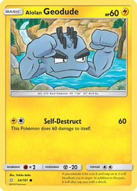 Alolan Geodude (34/181) - SM  Team Up